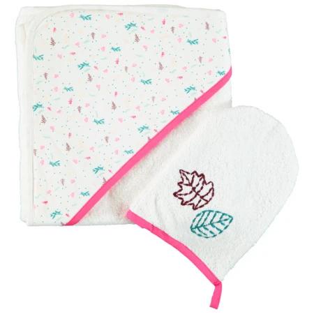 Cape De Bain Et Gant De Toilette Poetic Nature PREMAMAN : Comparateur, Avis, Prix – Image 2