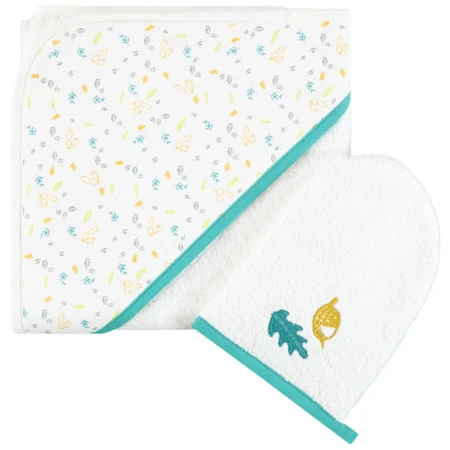 Cape De Bain Et Gant De Toilette Poetic Nature PREMAMAN : Comparateur, Avis, Prix