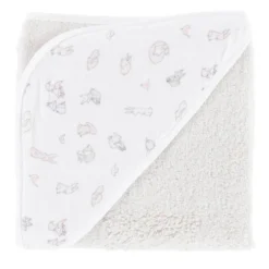 Cape De Bain Bouclette De Coton Biologique Imprimée Animaux Imagine CARRE BLANC : Comparateur, Avis, Prix