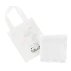 Plaid Et Sac En Coton Biologique Imagine CARRE BLANC : Comparateur, Avis, Prix