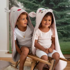 Cape De Bain Bouclette De Coton Broderie Souris Dreamful CARRE BLANC : Comparateur, Avis, Prix