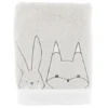 Drap De Bain Bouclette De Coton Biologique Brodé Animaux Imagine CARRE BLANC : Comparateur, Avis, Prix